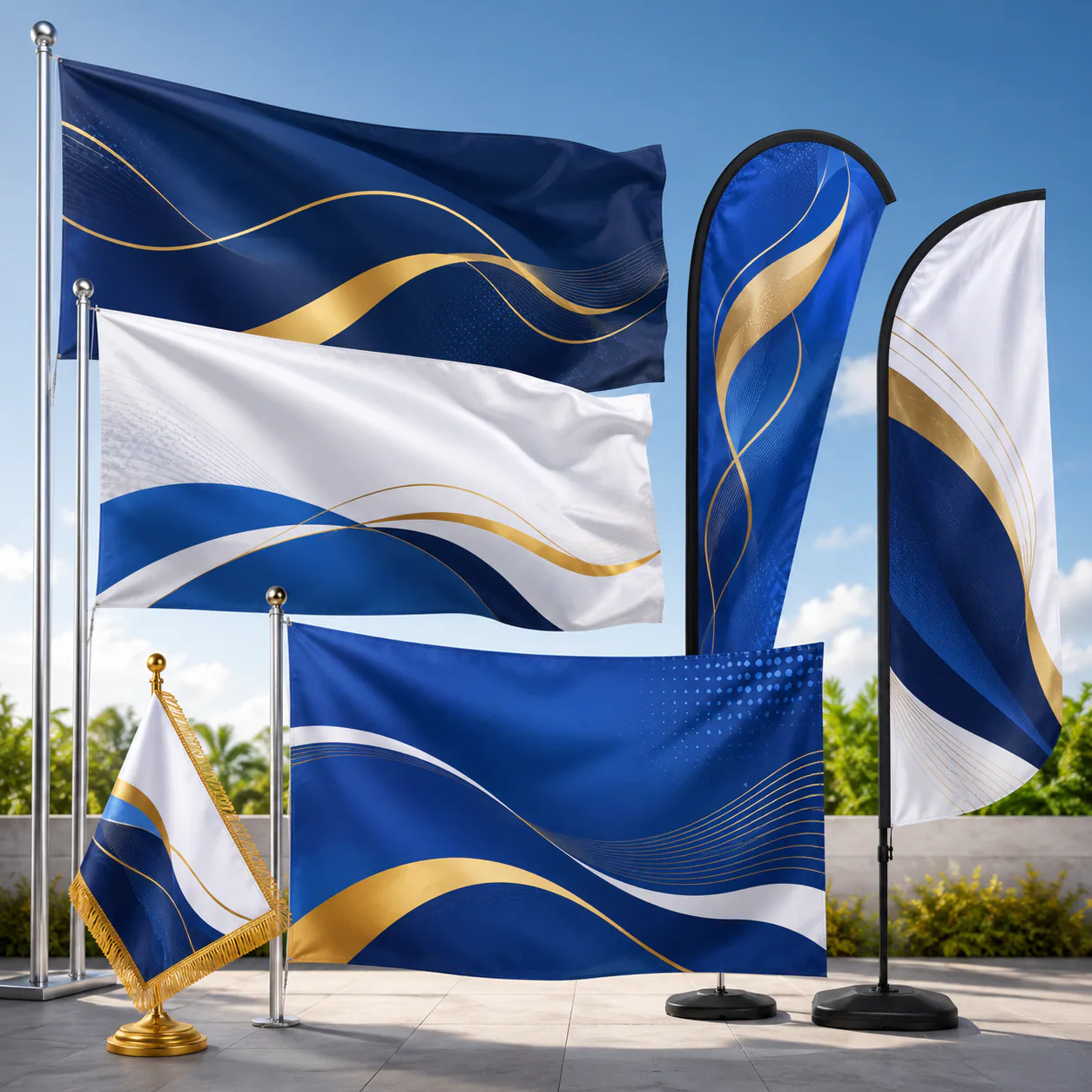Custom Flags MO’ MART branding service image