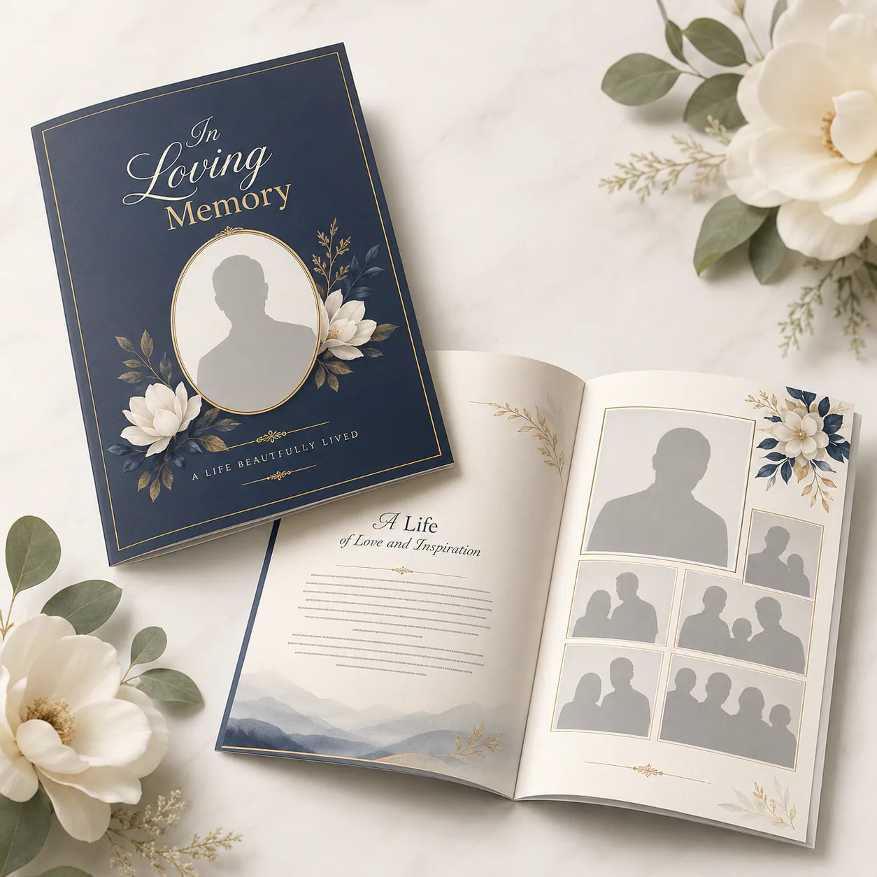 Eulogy & Memorial Programmes MO’ MART branding service image