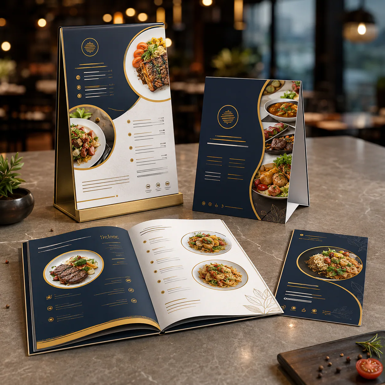 Restaurant Menus MO’ MART branding service image