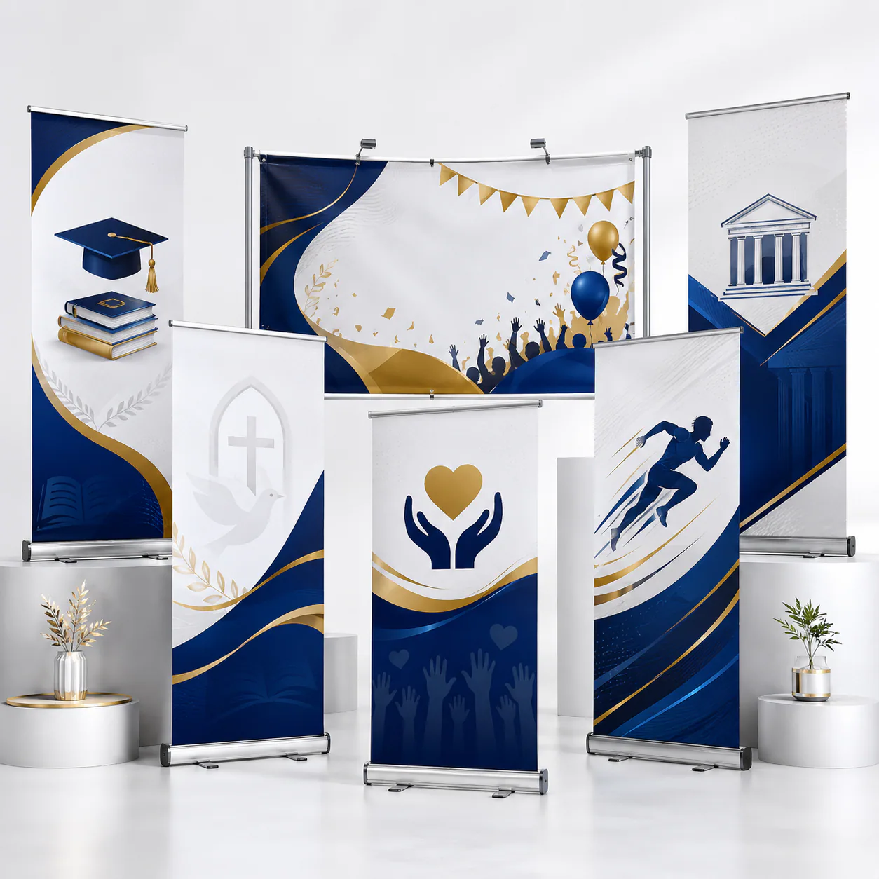 School, Church & Event Banners MO’ MART branding service image